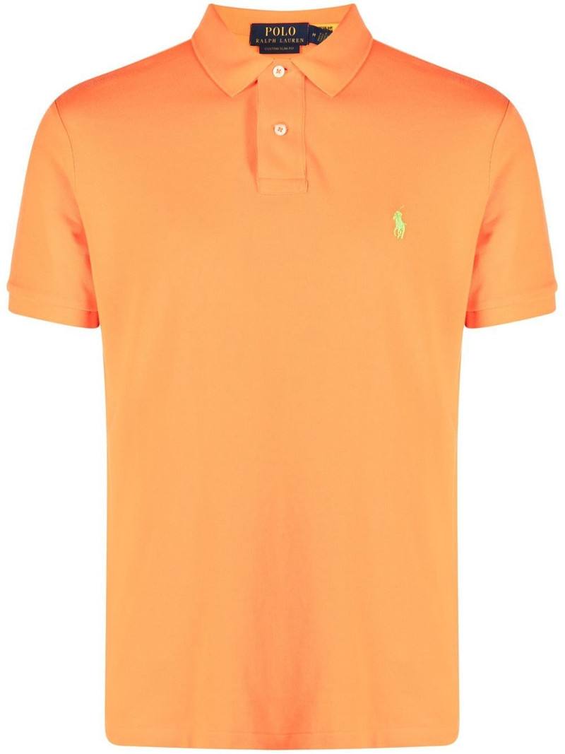 embroidered-logo polo shirt 1