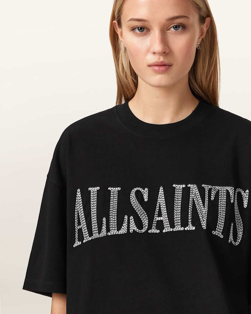 DASH ETTA OVERSIZED EMBROIDERED T-SHIRT 6