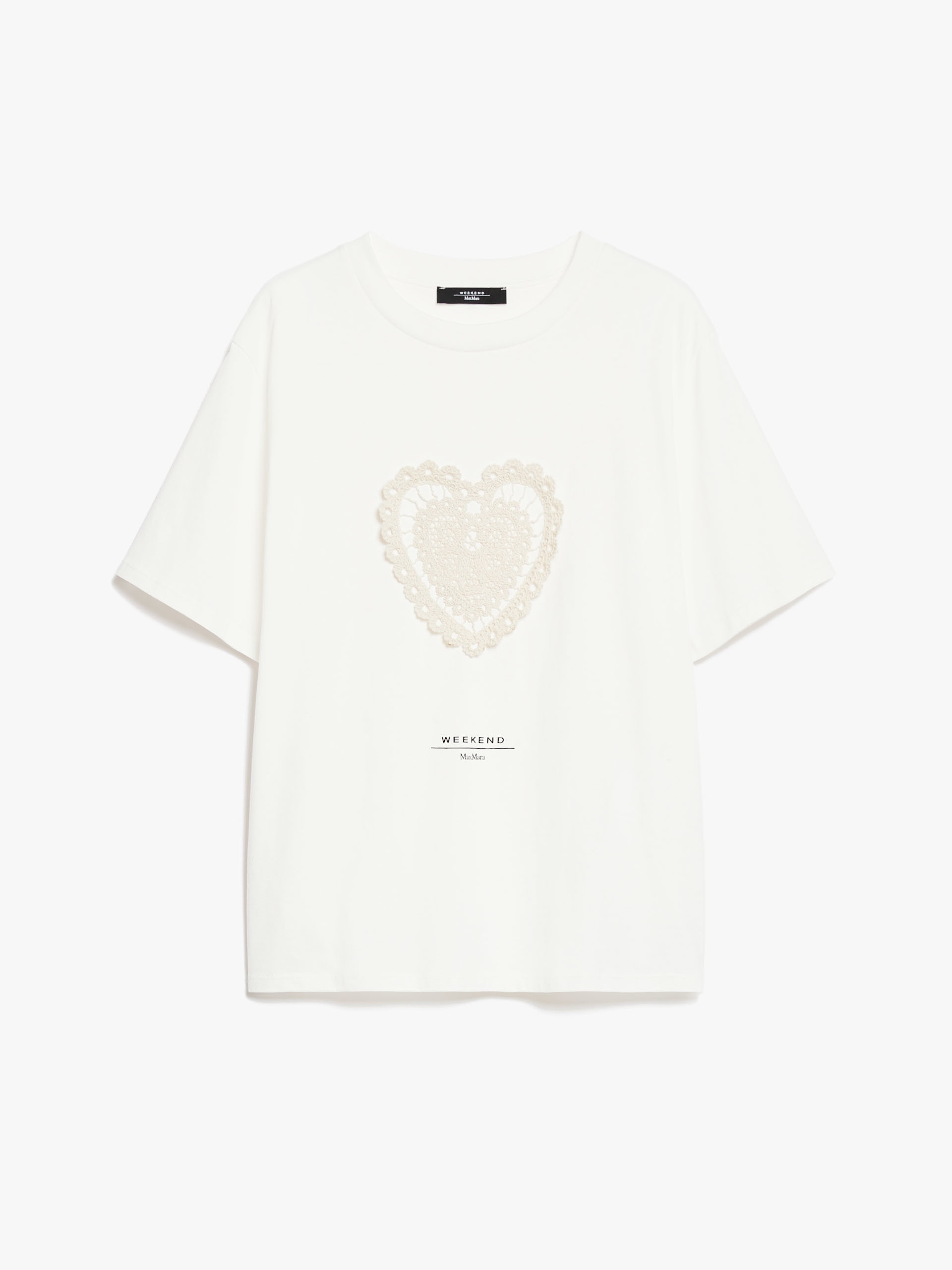 BARBANO Cotton T-shirt with embroidered lettering detail - 1