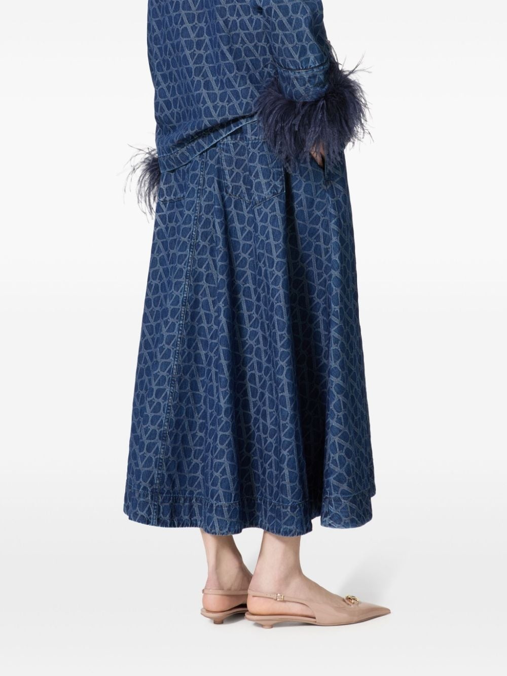 Vlogo cotton skirt - 4