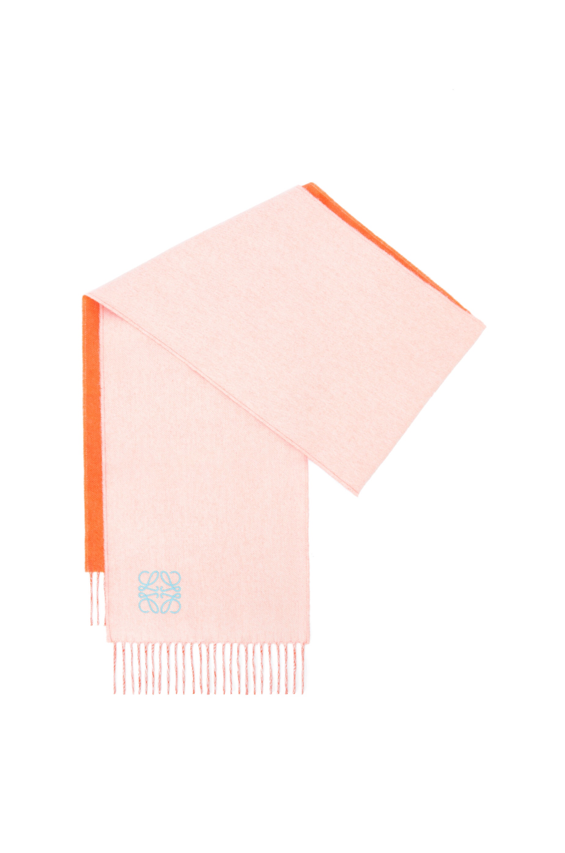 Bicolour scarf in wool and cashmere - 4