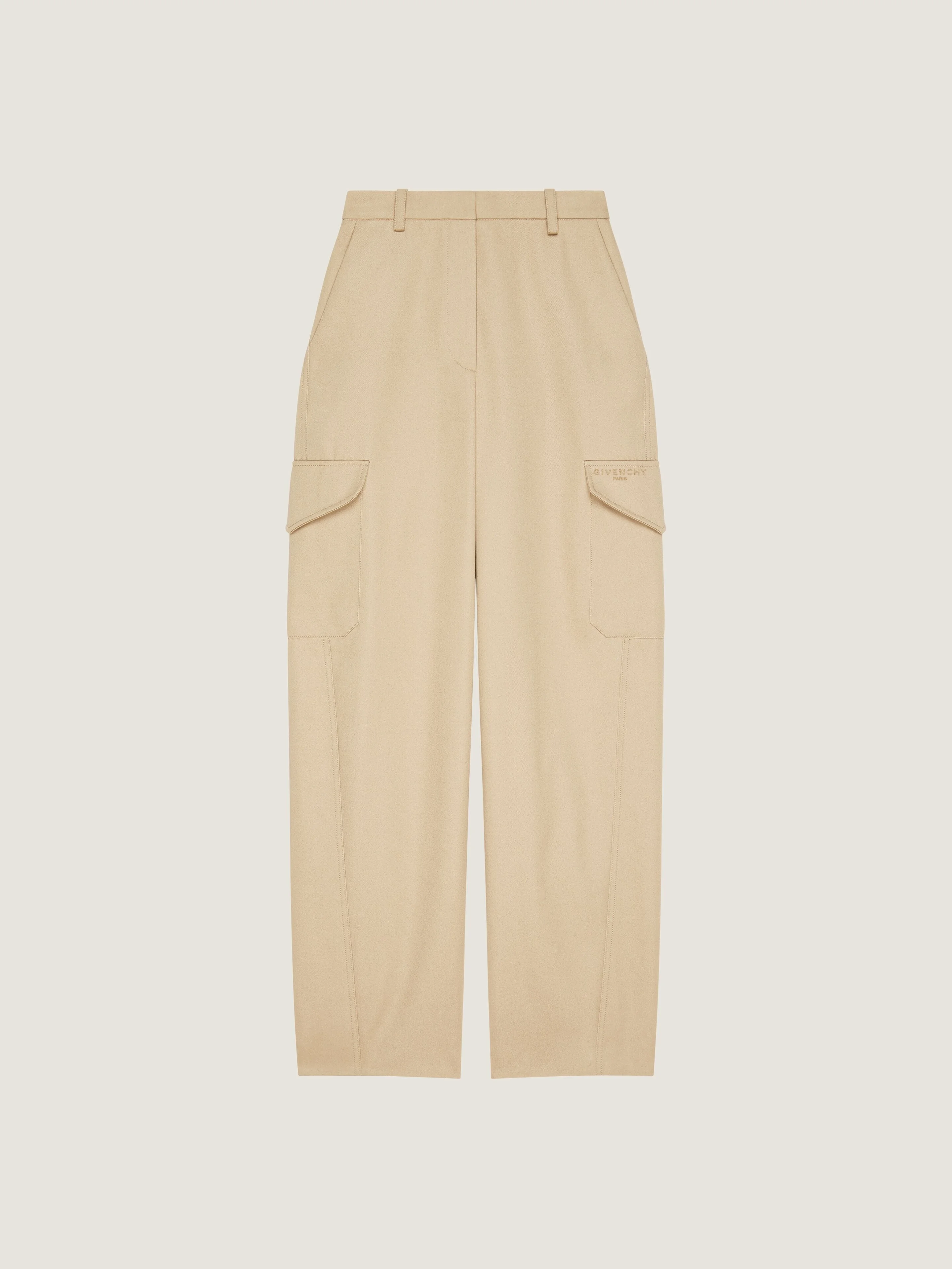 COCOON UTILITY PANTS IN COTTON AND WOOL - 1