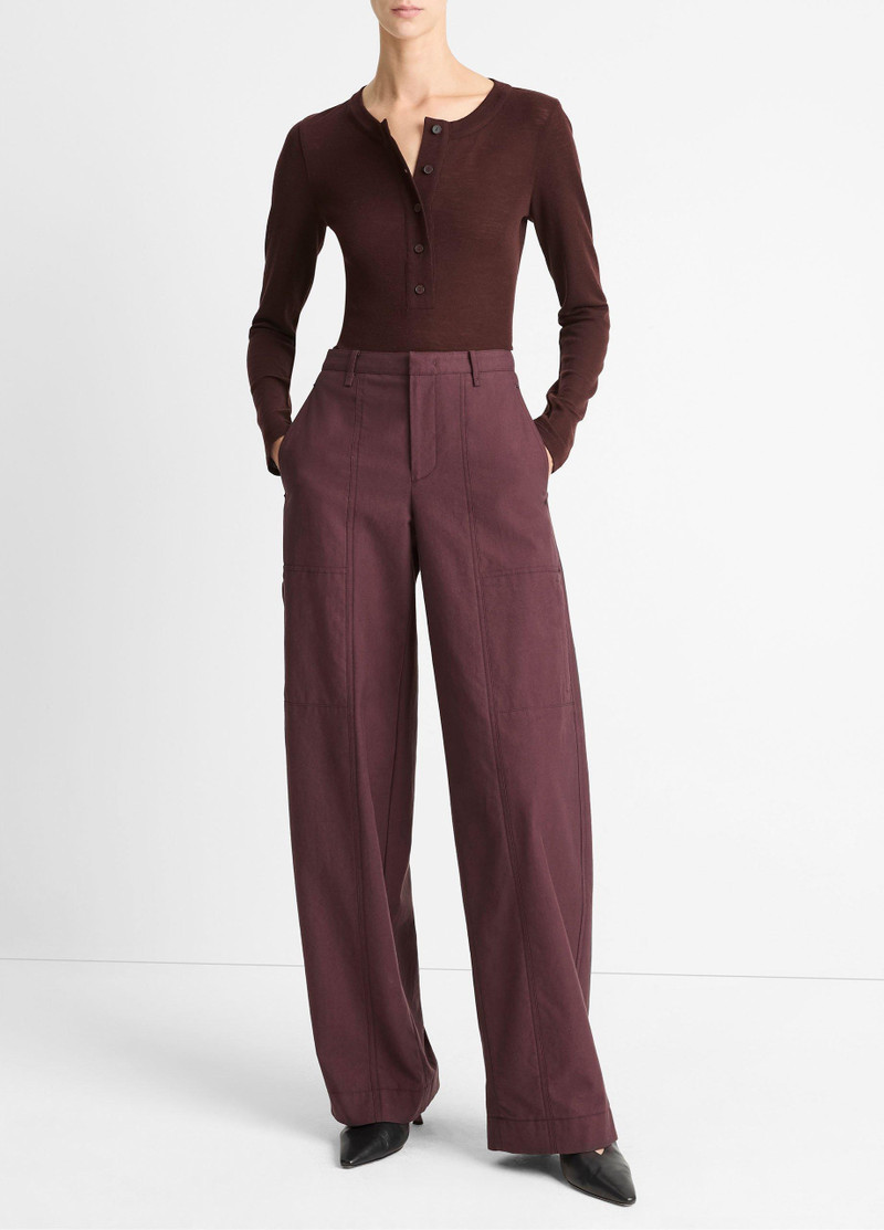 Wool Long-Sleeve Henley 1