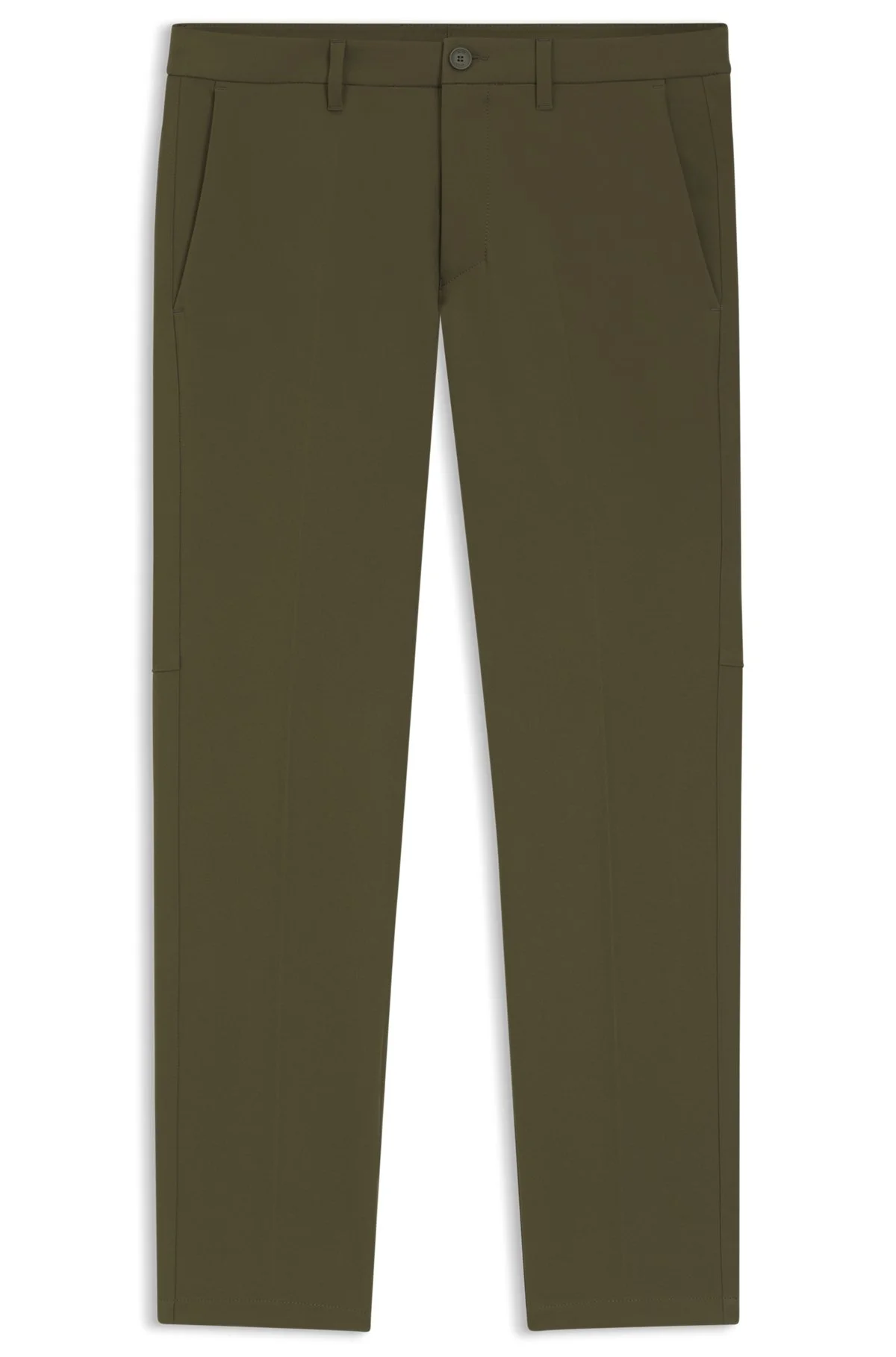 SLIM-FIT PANTS IN WATER-REPELLENT STRETCH FABRIC - 1