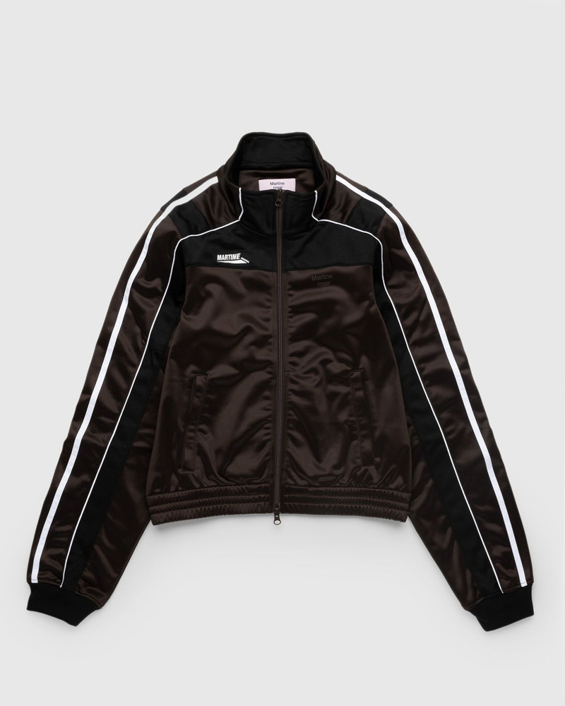 Martine Rose – Shrunken Track Jacket Brown 1