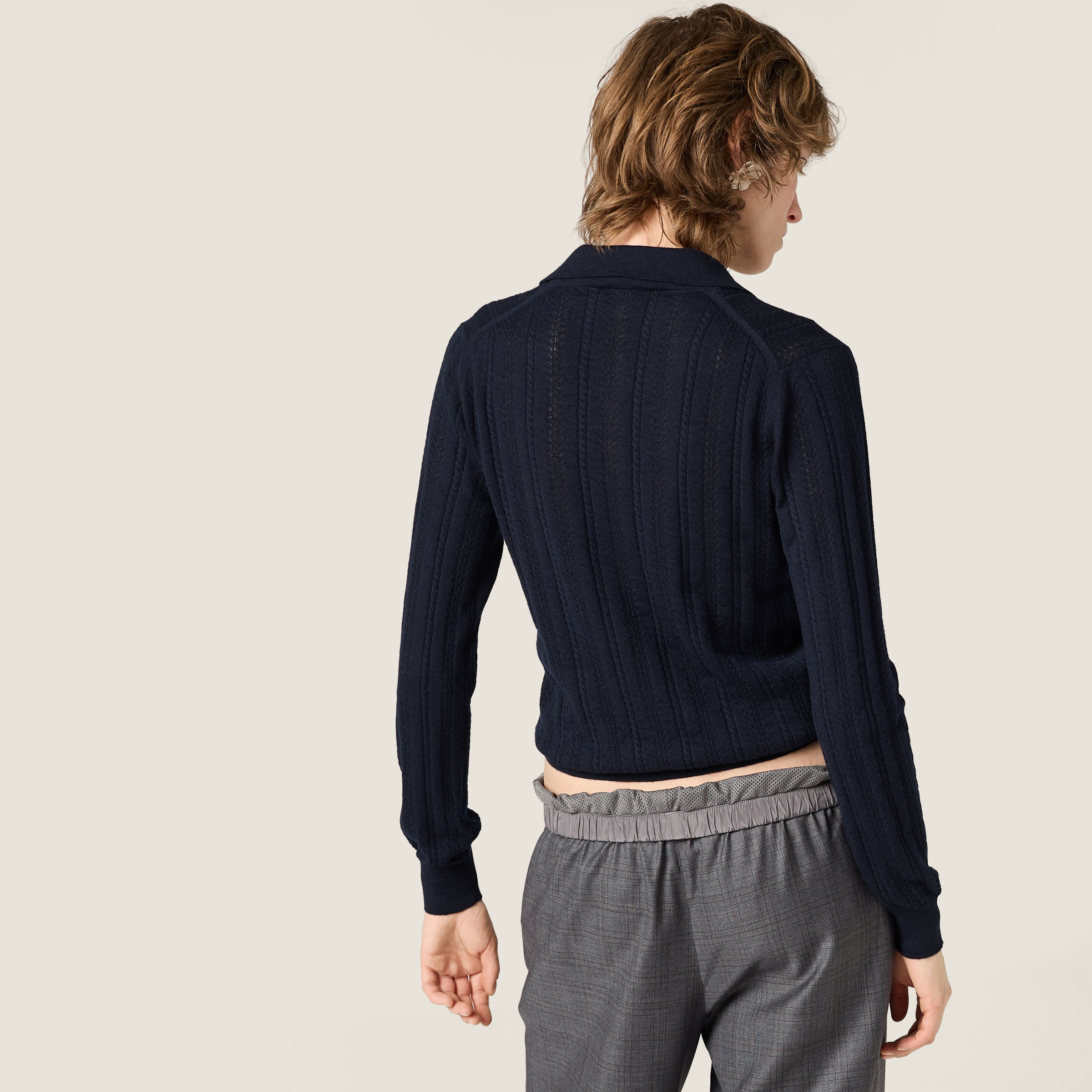 Buttoned cashmere cardigan - 3