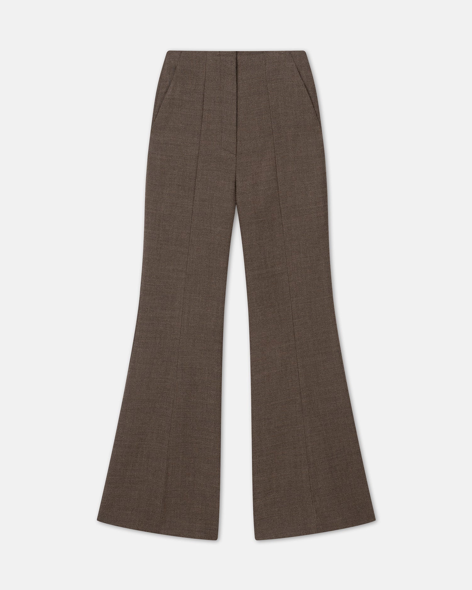 Wool Slim-Leg Pants - 1