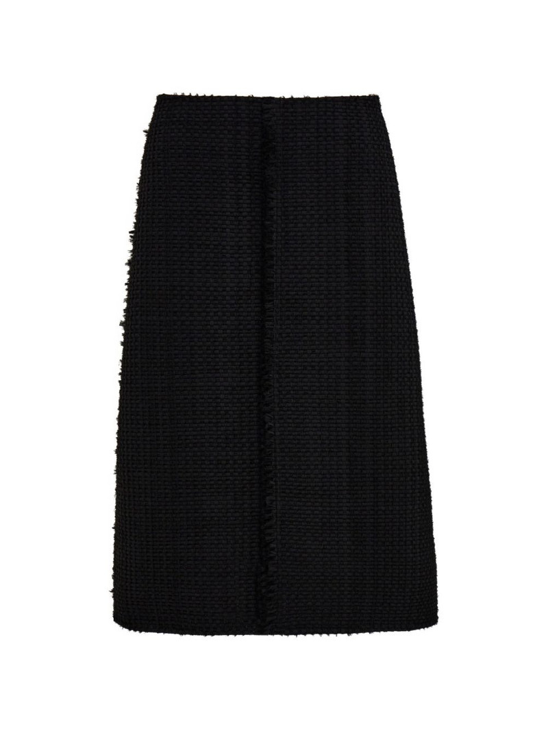 frayed midi skirt 1