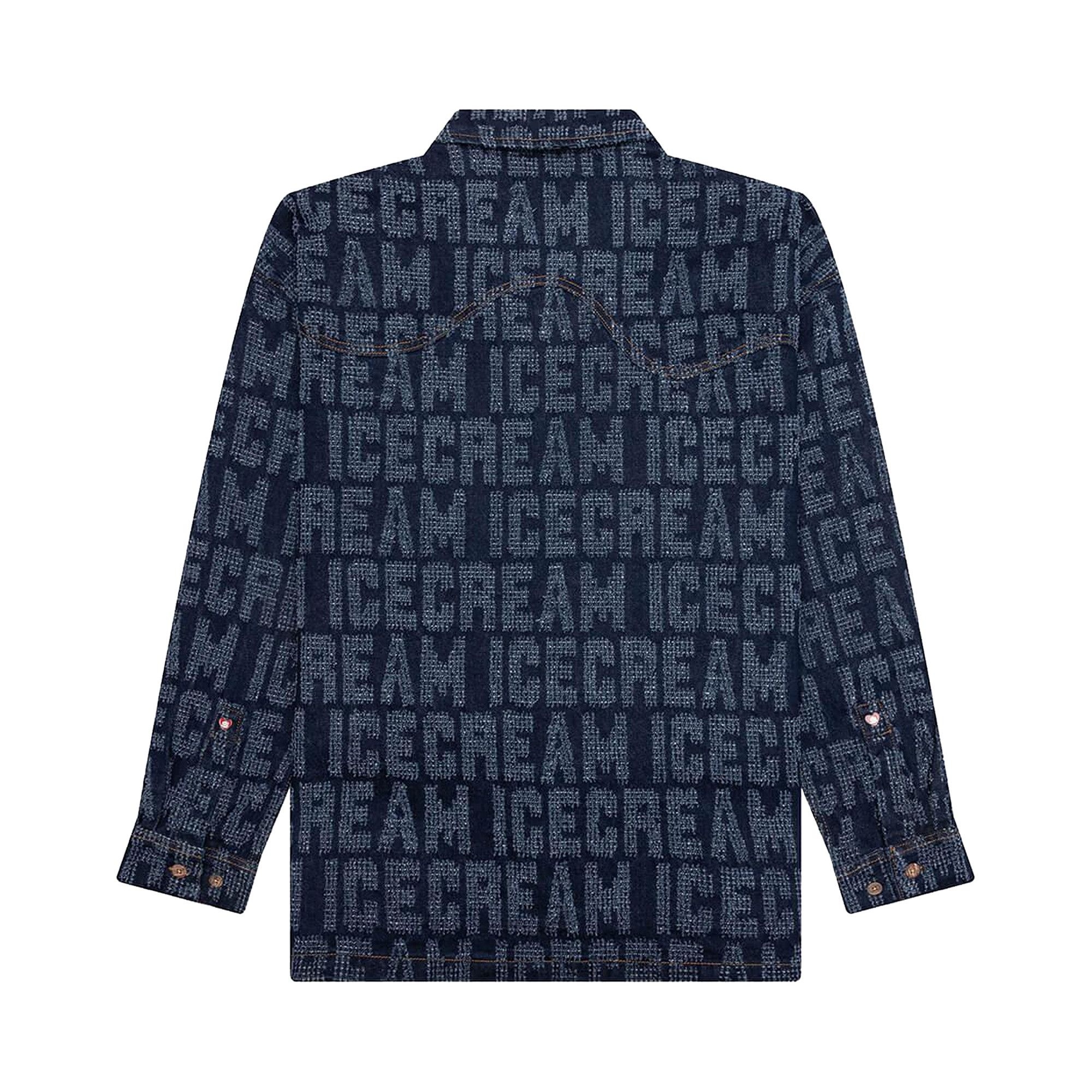 Icecream Oversized Echo Long-Sleeve Shirt 'Blue Moon' - 2