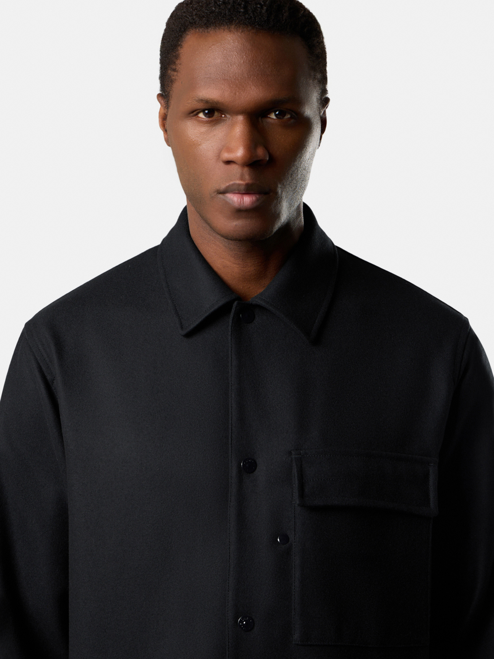 1200028 WOOL NYLON FLANNEL_STONE ISLAND GHOST - 5