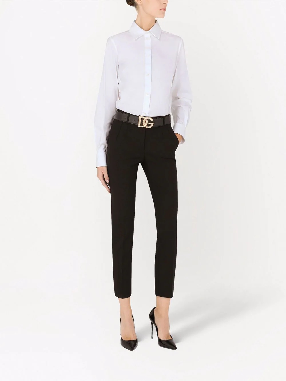 long-sleeve button-fastening shirt - 2