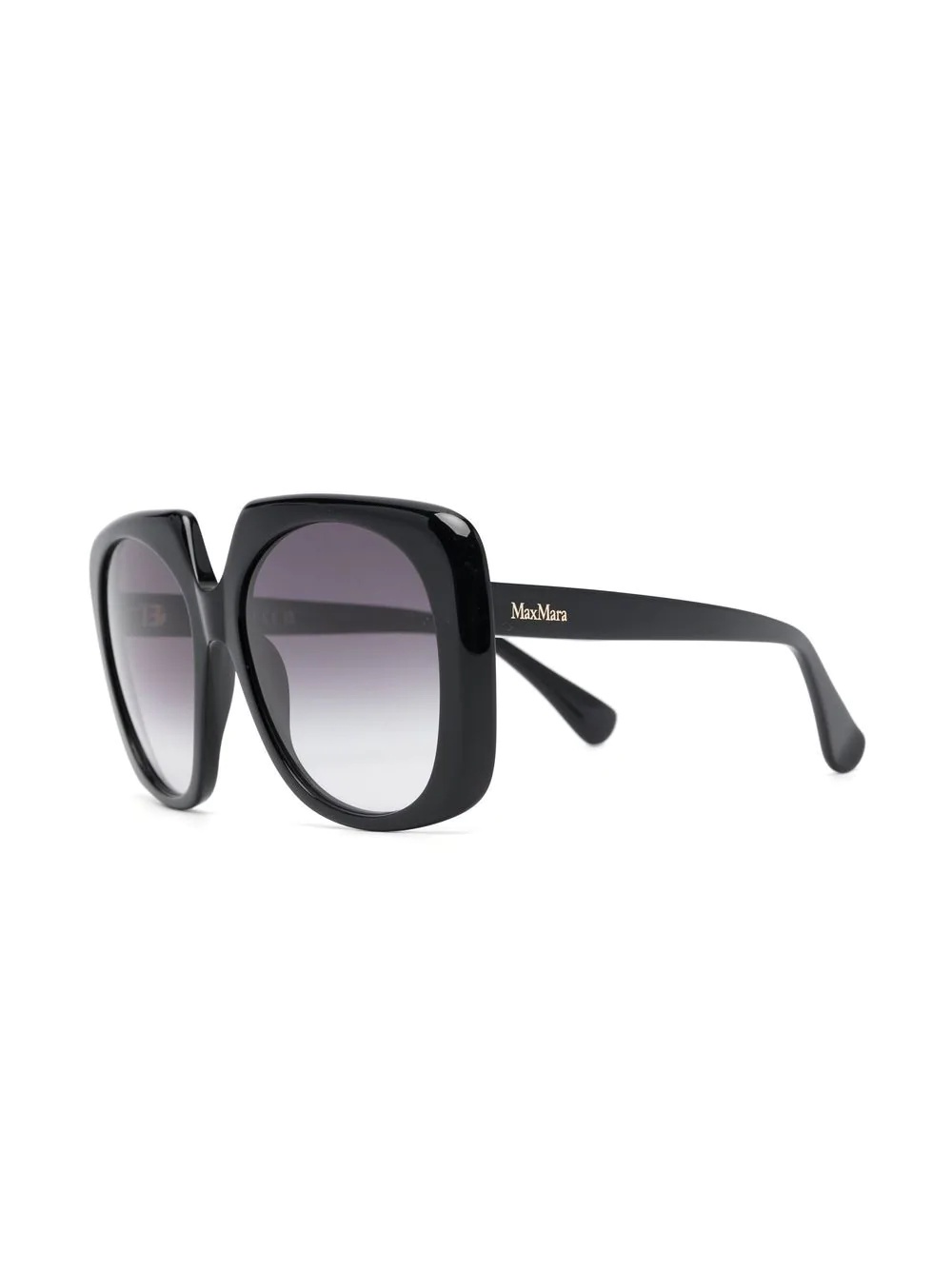 logo-print oversized sunglasses - 2