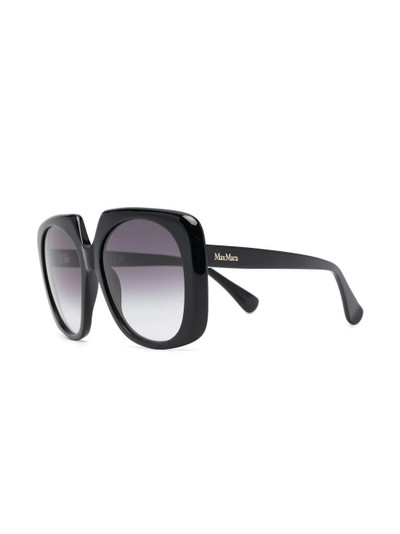 Max Mara logo-print oversized sunglasses outlook