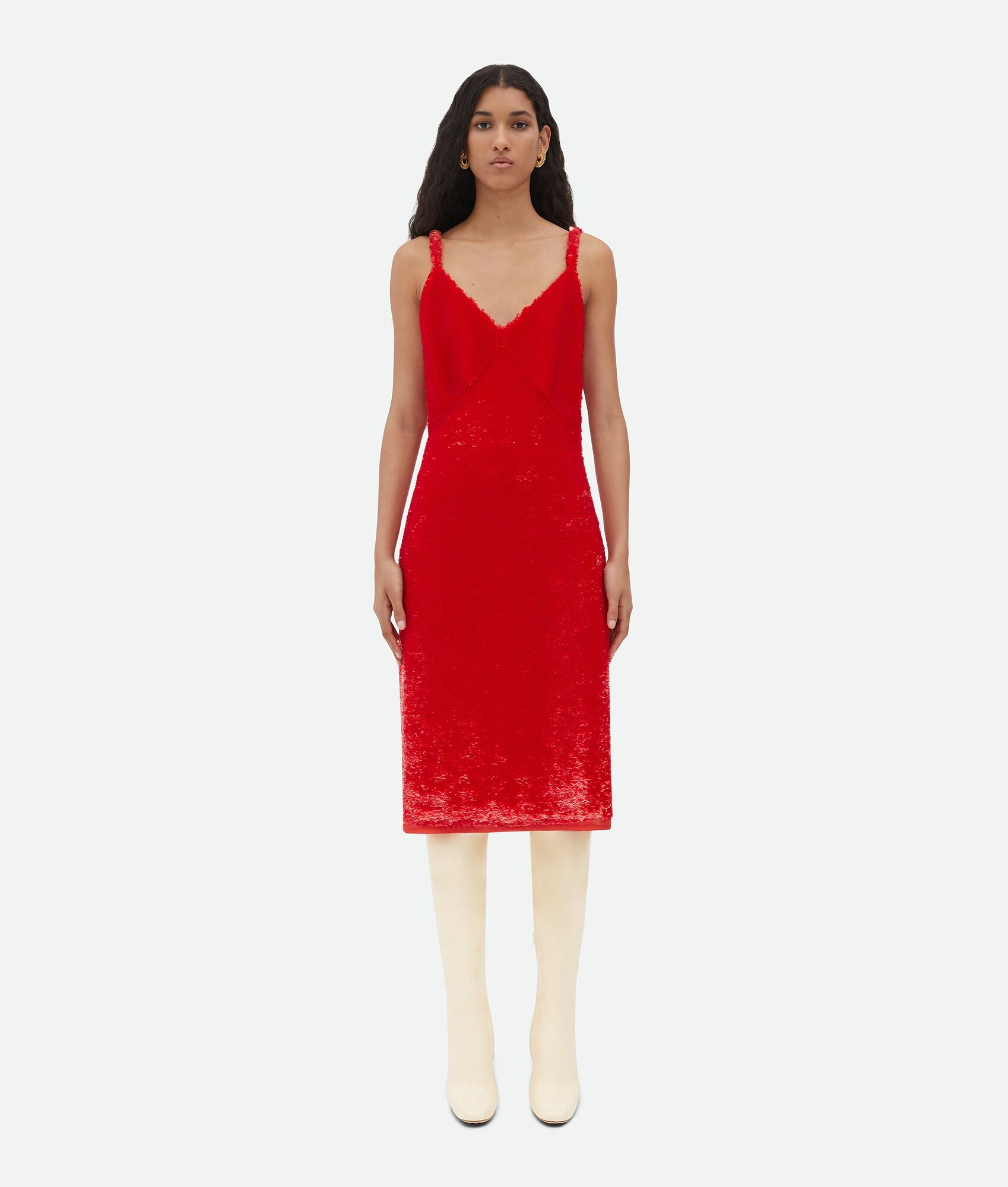 Sequin Embroidered Midi Dress - 1