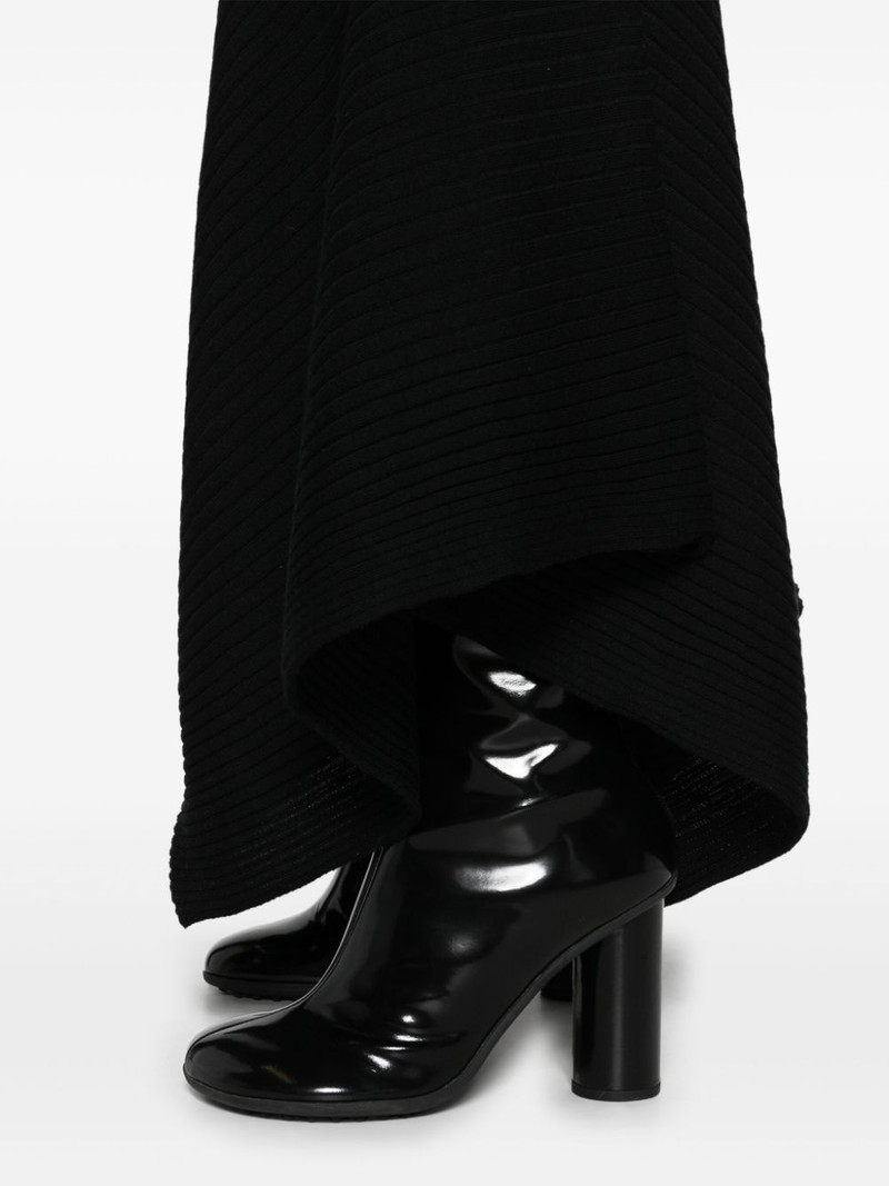 godet merino wool midi dress 5