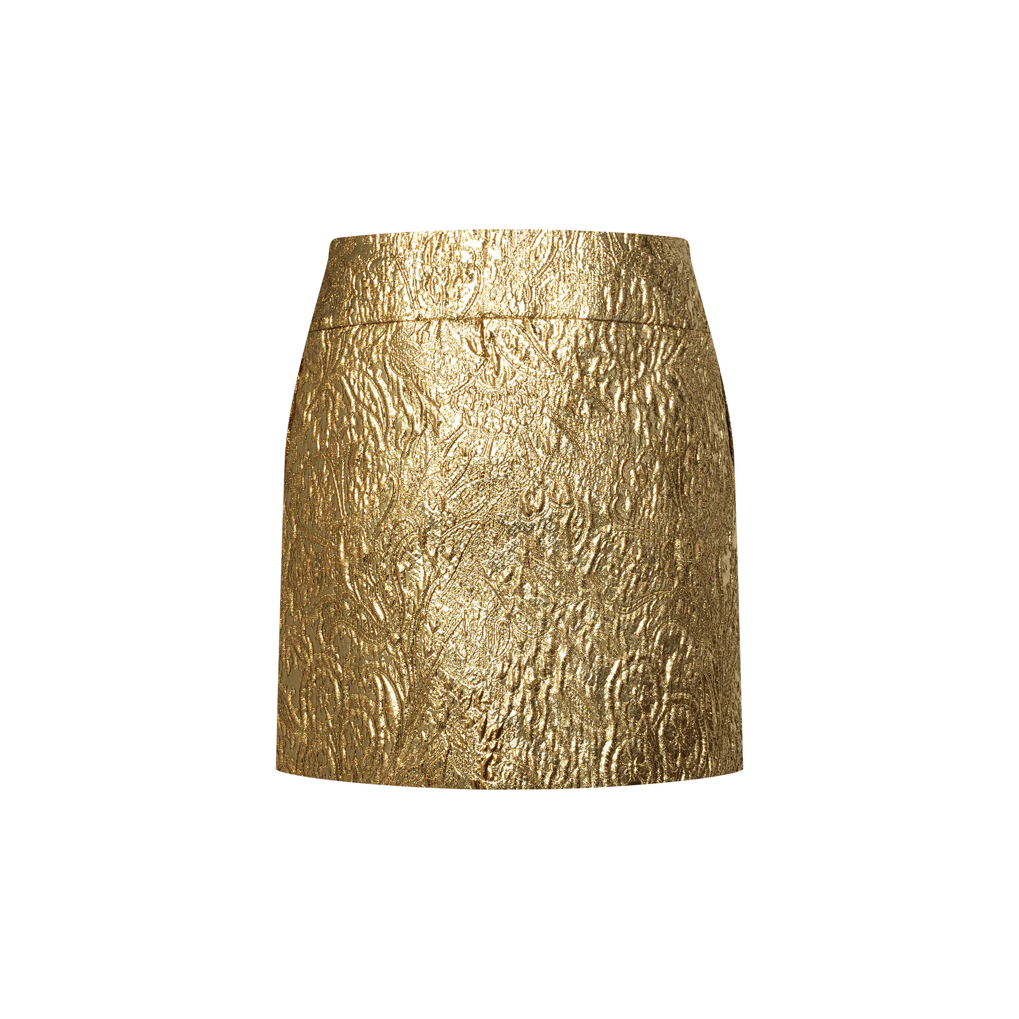 Floral Jacquard Mini Skirt - 3