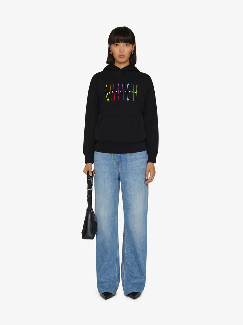 Givenchy GIVENCHY REGULAR FIT HOODIE IN COTTON JERSEY outlook