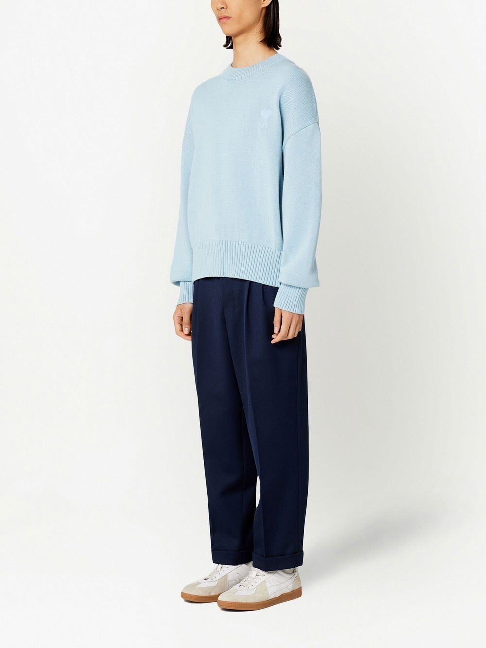 Ami de Coeur crew-neck jumper - 3