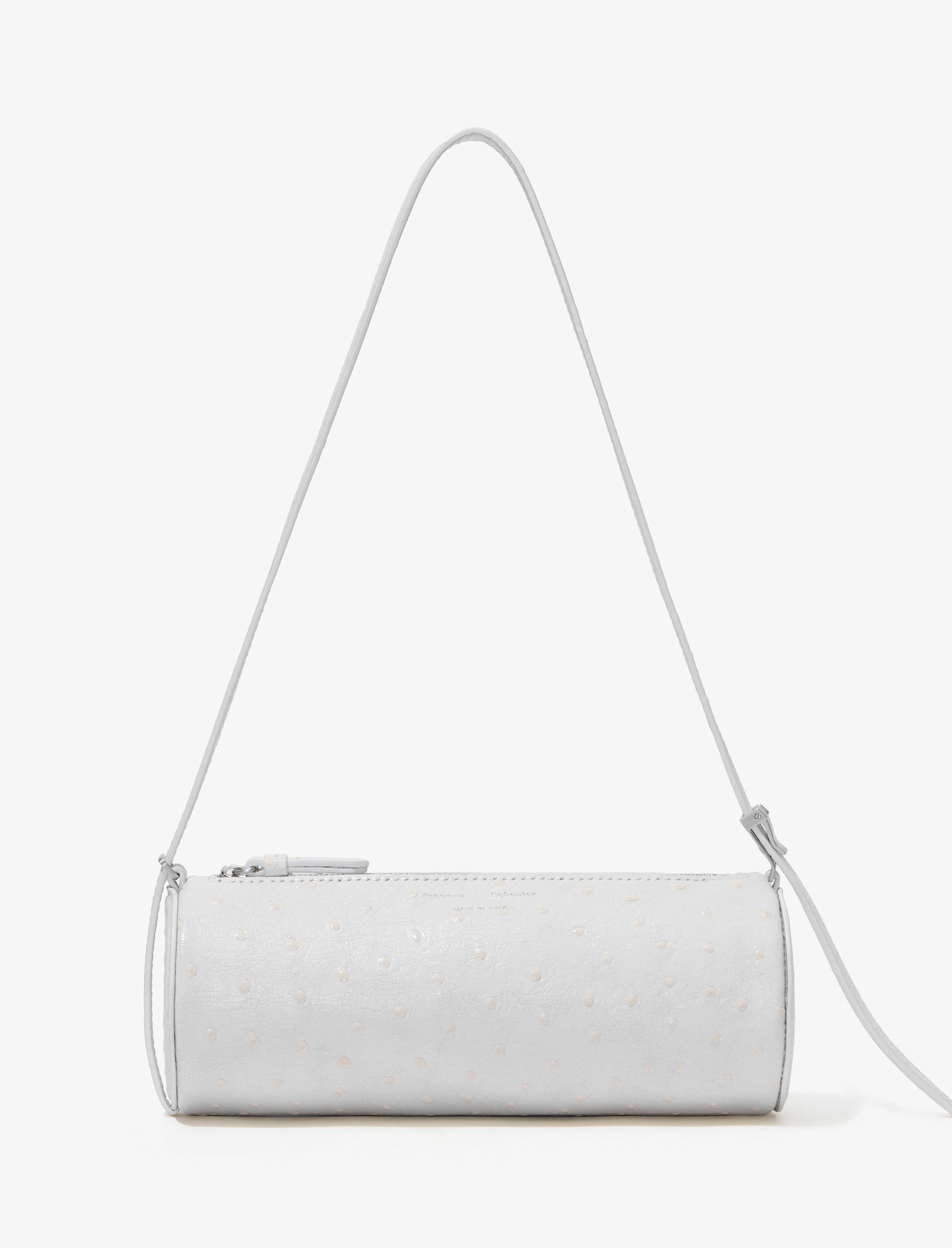 Silo Bag in Ostrich Embossed Calf - 3