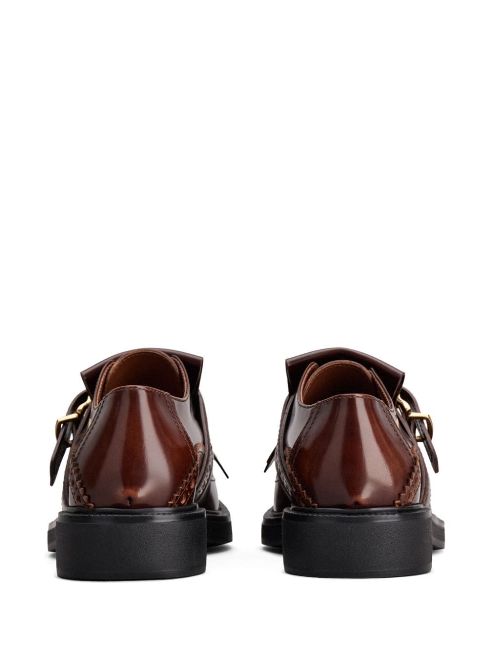 leather brogue shoes - 3