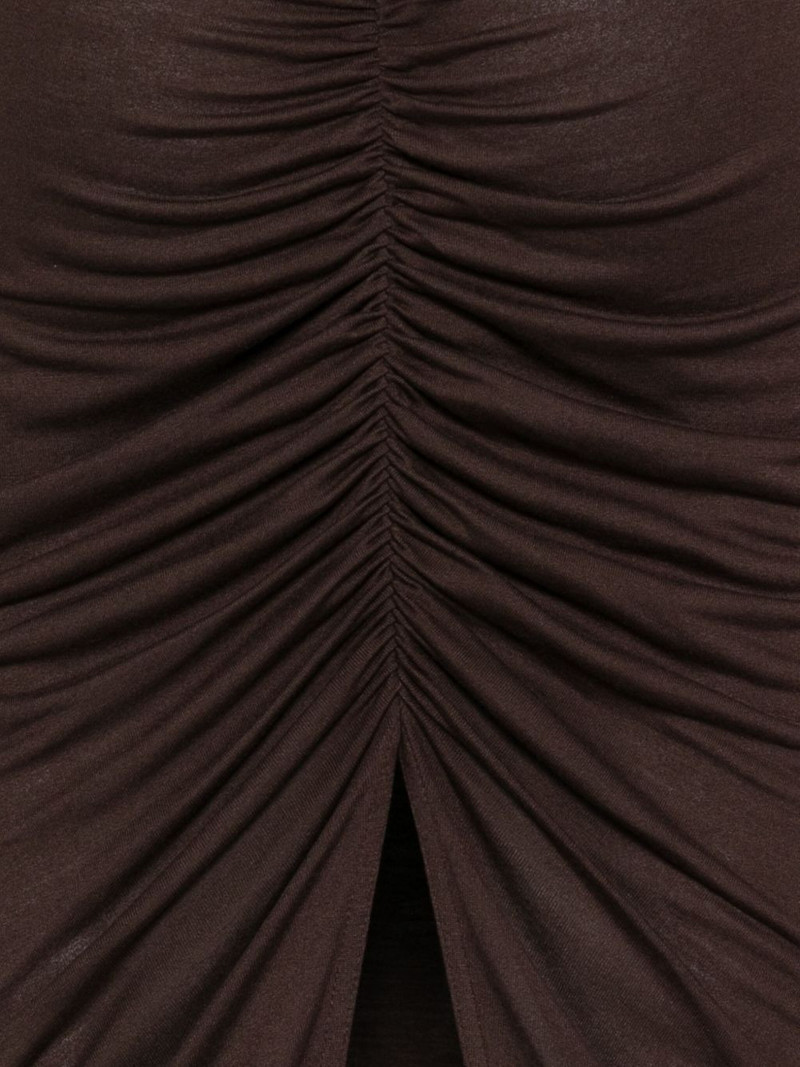 ruched midi skirt 3