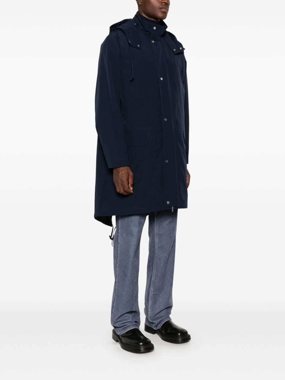 hooded parka coat - 3