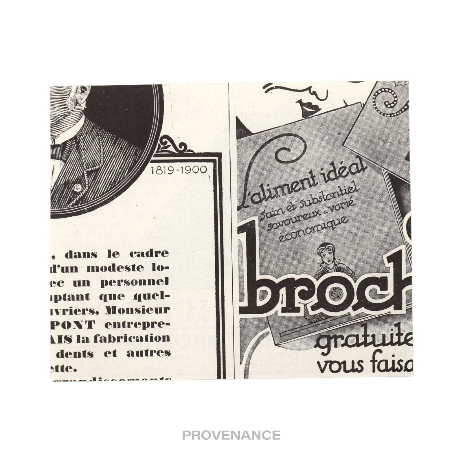 Louis Vuitton Antique Vintage Newsprint Ad - BAGS - 4