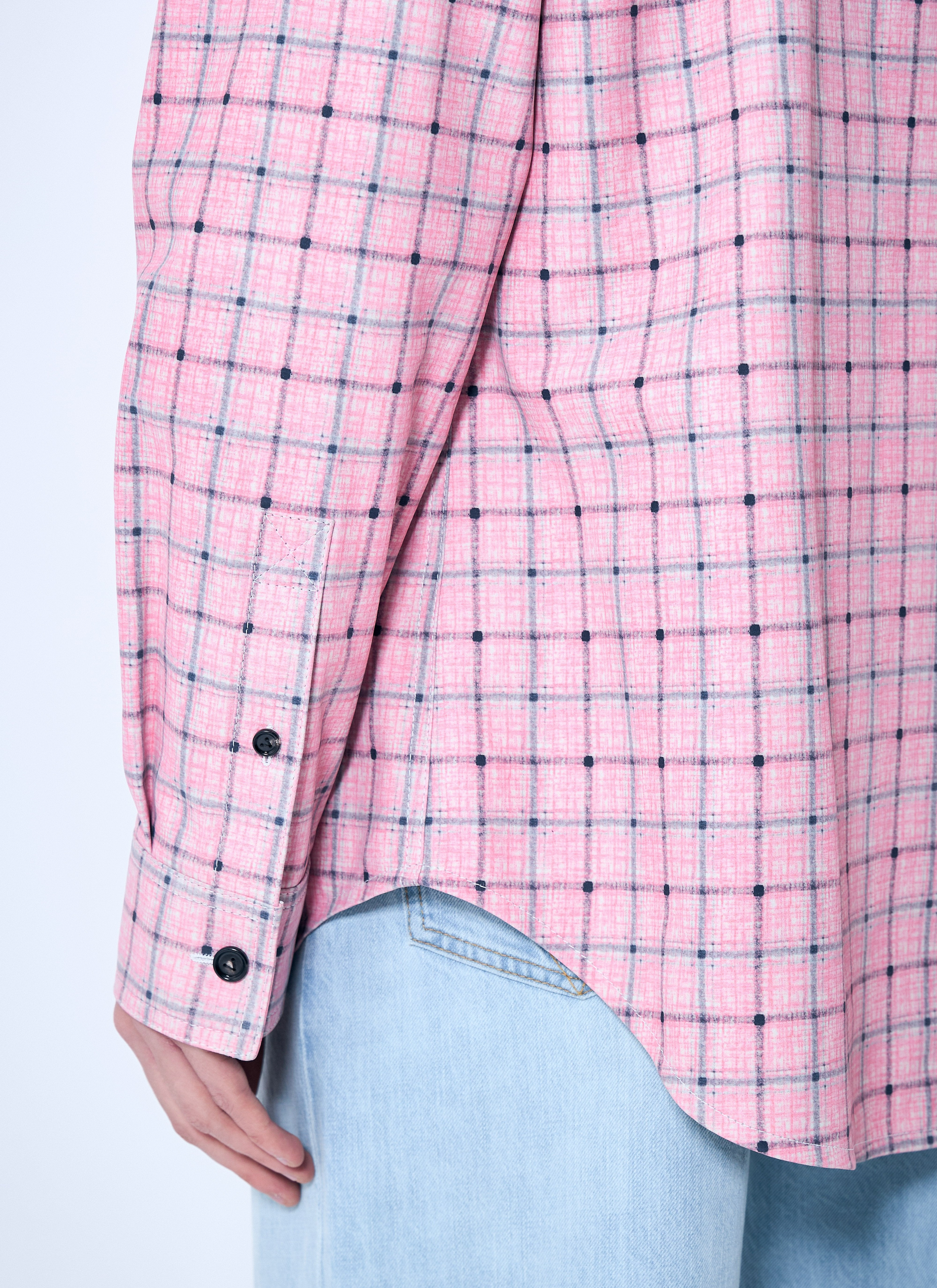 Bottega Veneta Men Printed Leather Shirt - 6