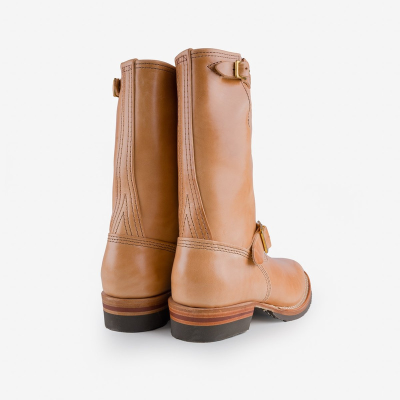 Iron Heart WESCO-MRLOU-NATH Wesco® - 10" Horsehide  Engineer Boot - Natural. The "Mister Lou" outlook