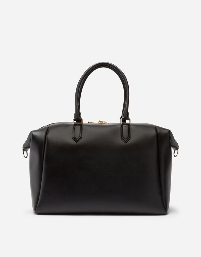 Calfskin Monreale travel bag with heat-stamped logo 3