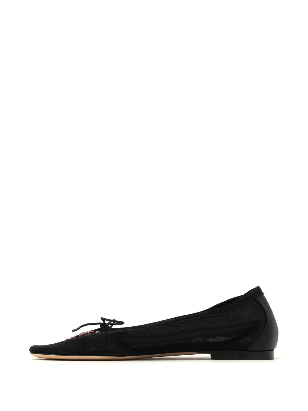 crystal-embellished ballet flats - 5