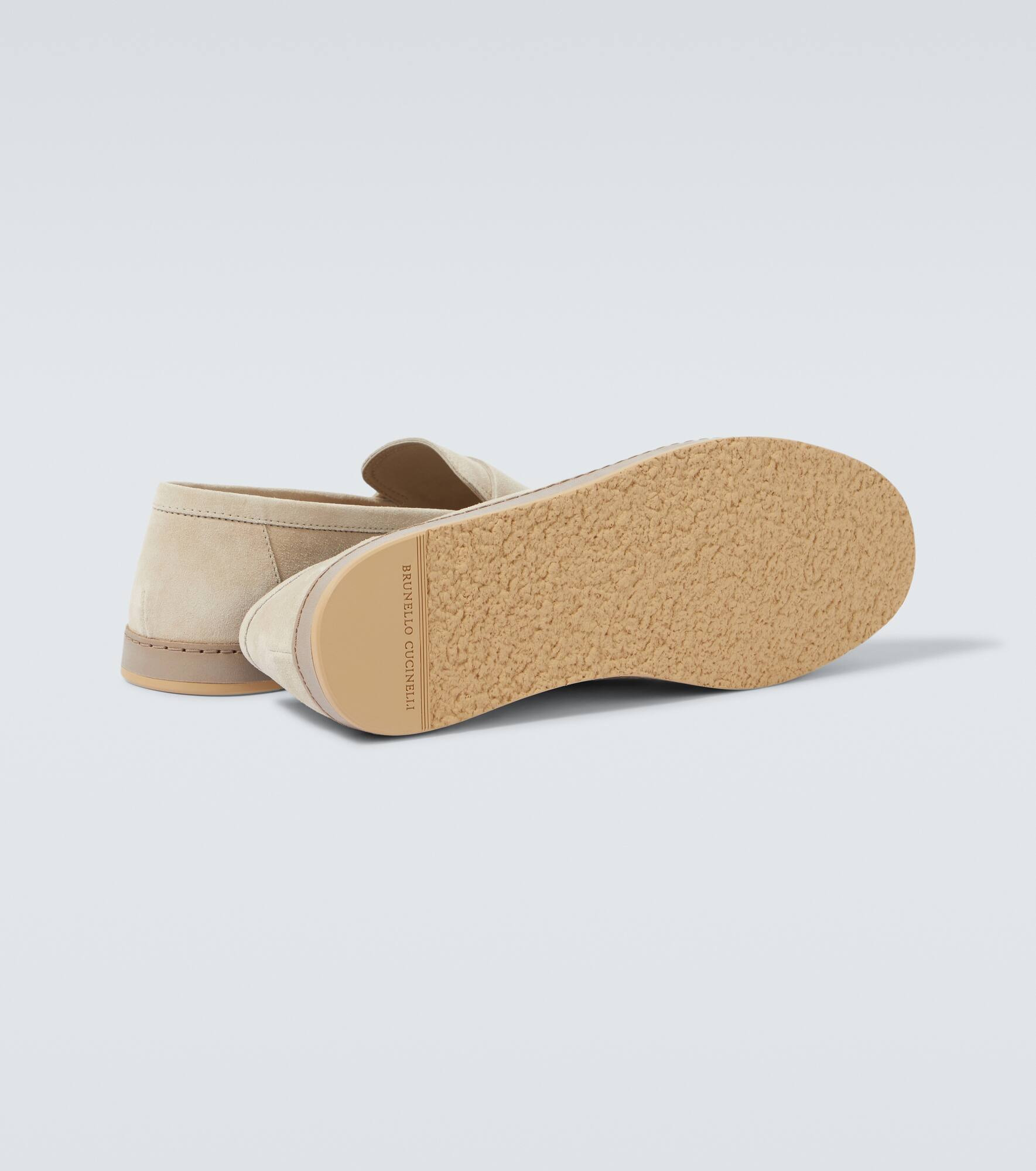 Suede penny loafers - 7