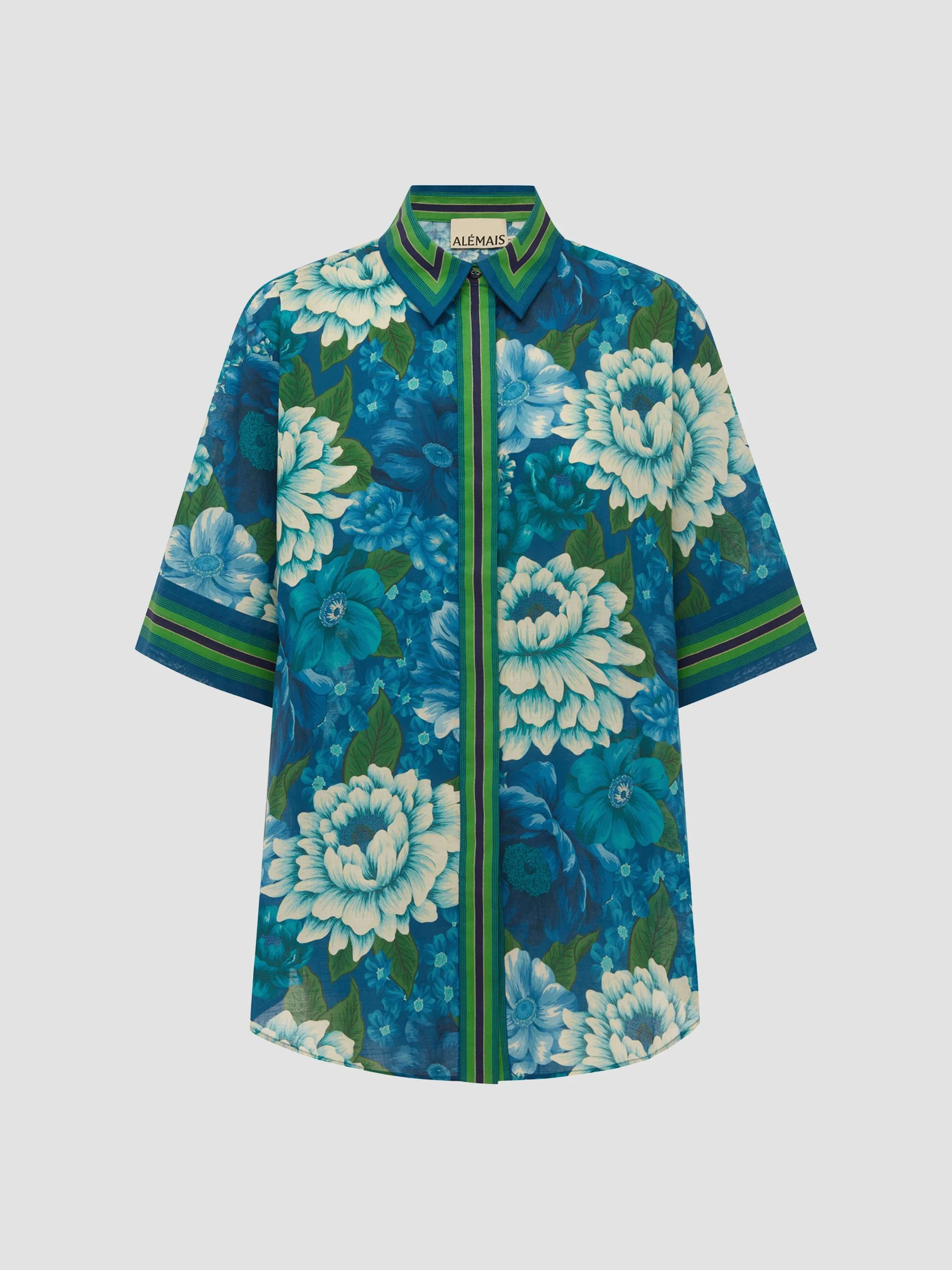 Women's Margo Floral Cotton Voile Shirt - Multi - 1
