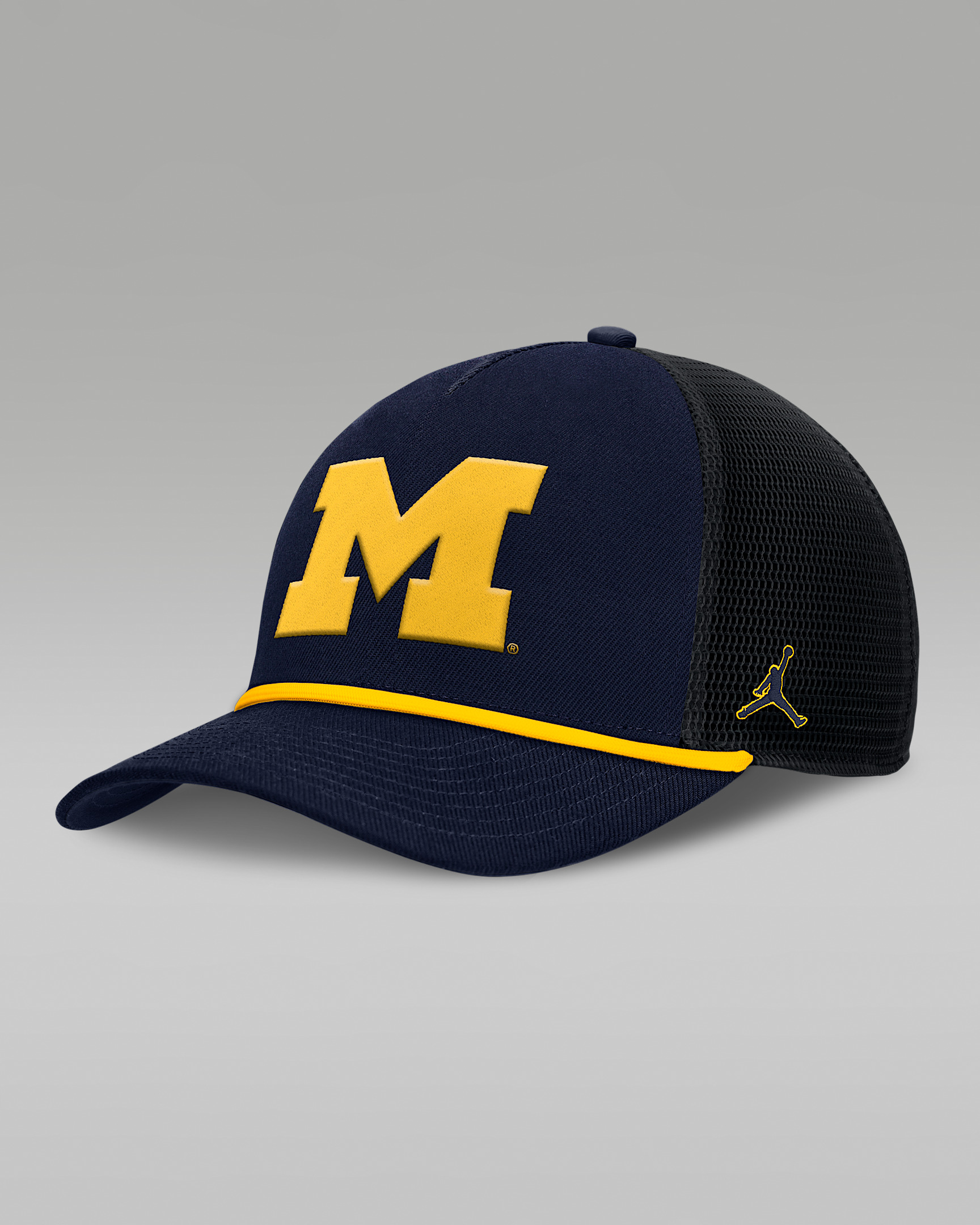 Michigan Primetime Rise Men's Jordan Brand College Trucker Adjustable Hat - 1