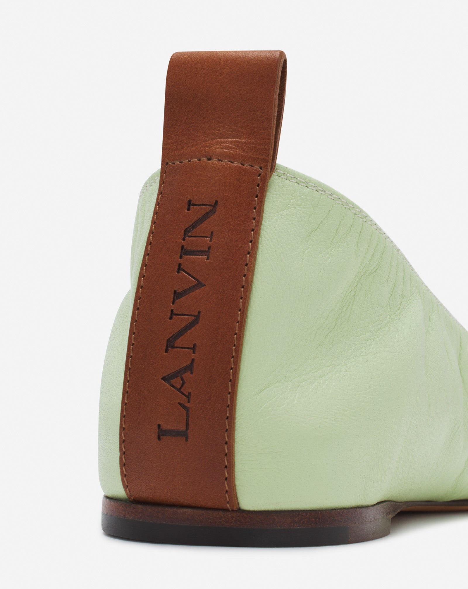 THE LEATHER BALLERINA FLAT - 5