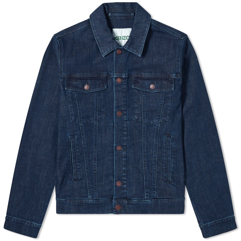 Kenzo Embroidered Denim Jacket - 1