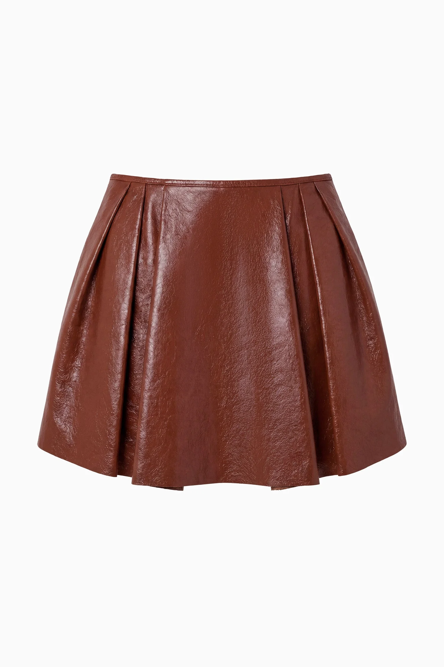 Sophie Leather Mini Skirt - 1