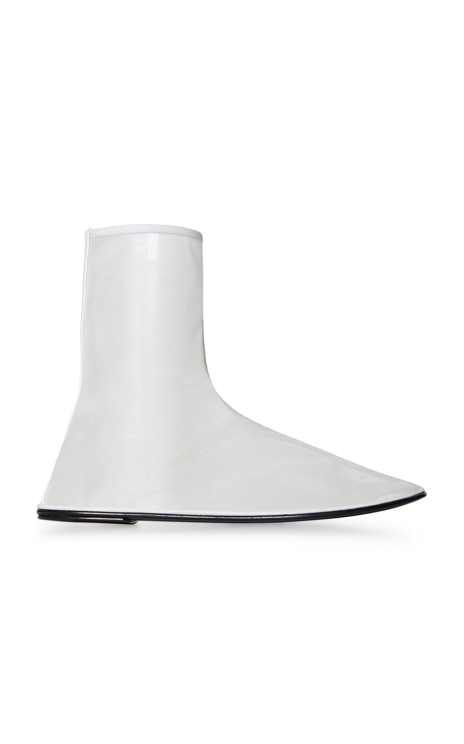 Sock Mesh Ankle Boots white - 1