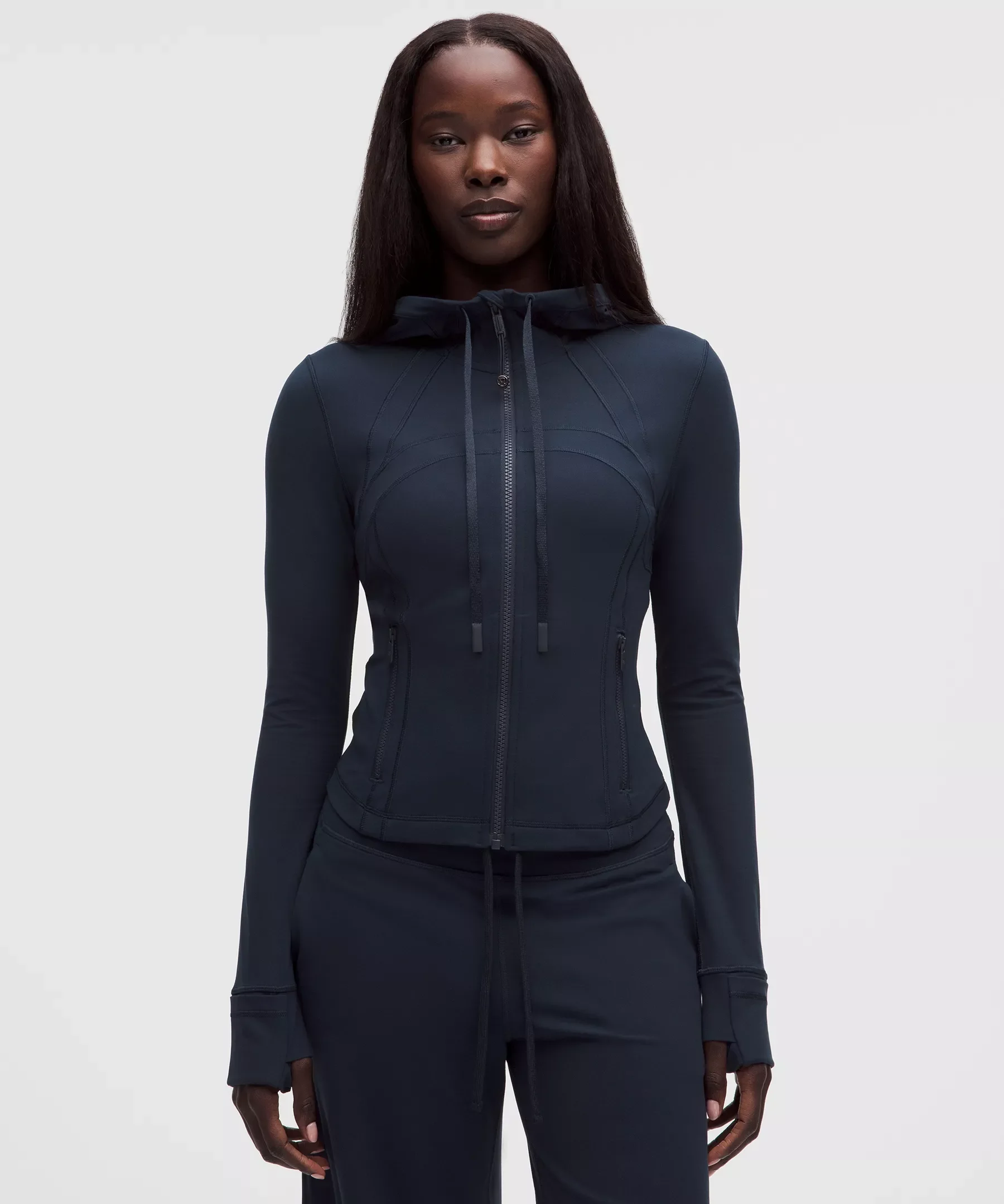 Define Cropped Hooded Jacket *Nulu - 1
