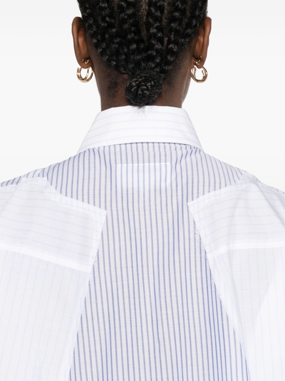 striped shirt dress - 5