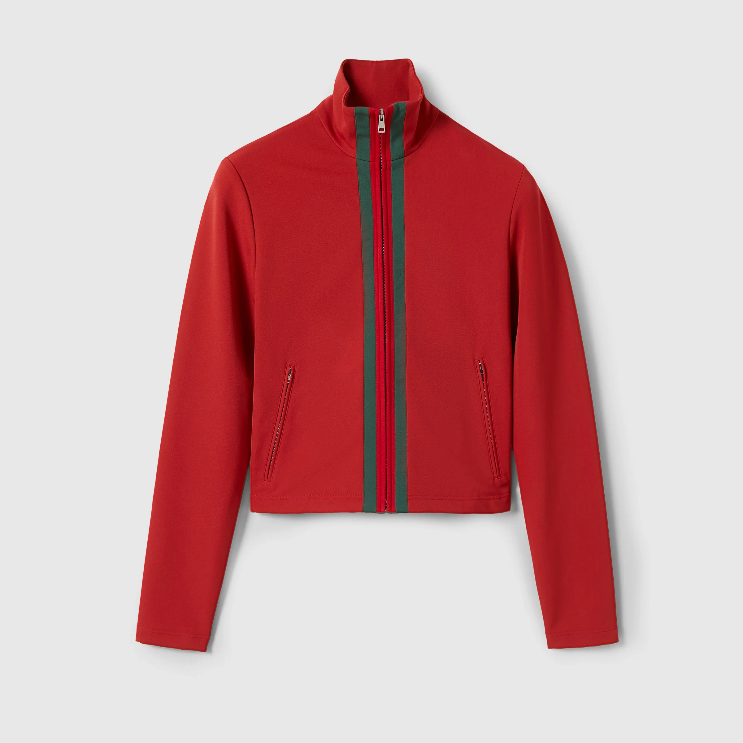 Stretch nylon zip jacket with Web - 1