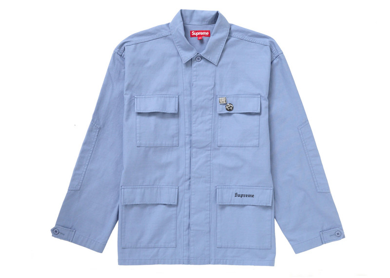 Supreme Supreme Melvins BDU Jacket Light Blue outlook