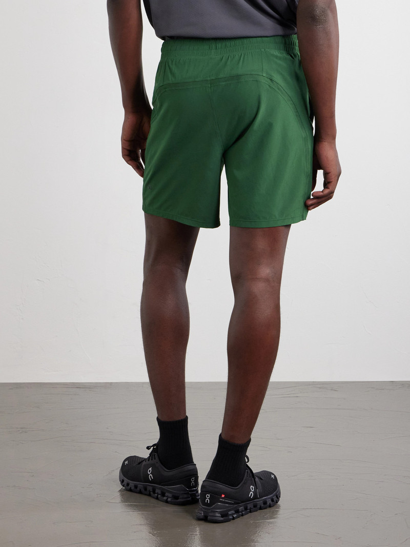 License to Train Straight-Leg 7" Mesh-Trimmed Recycled-Shell Shorts 4