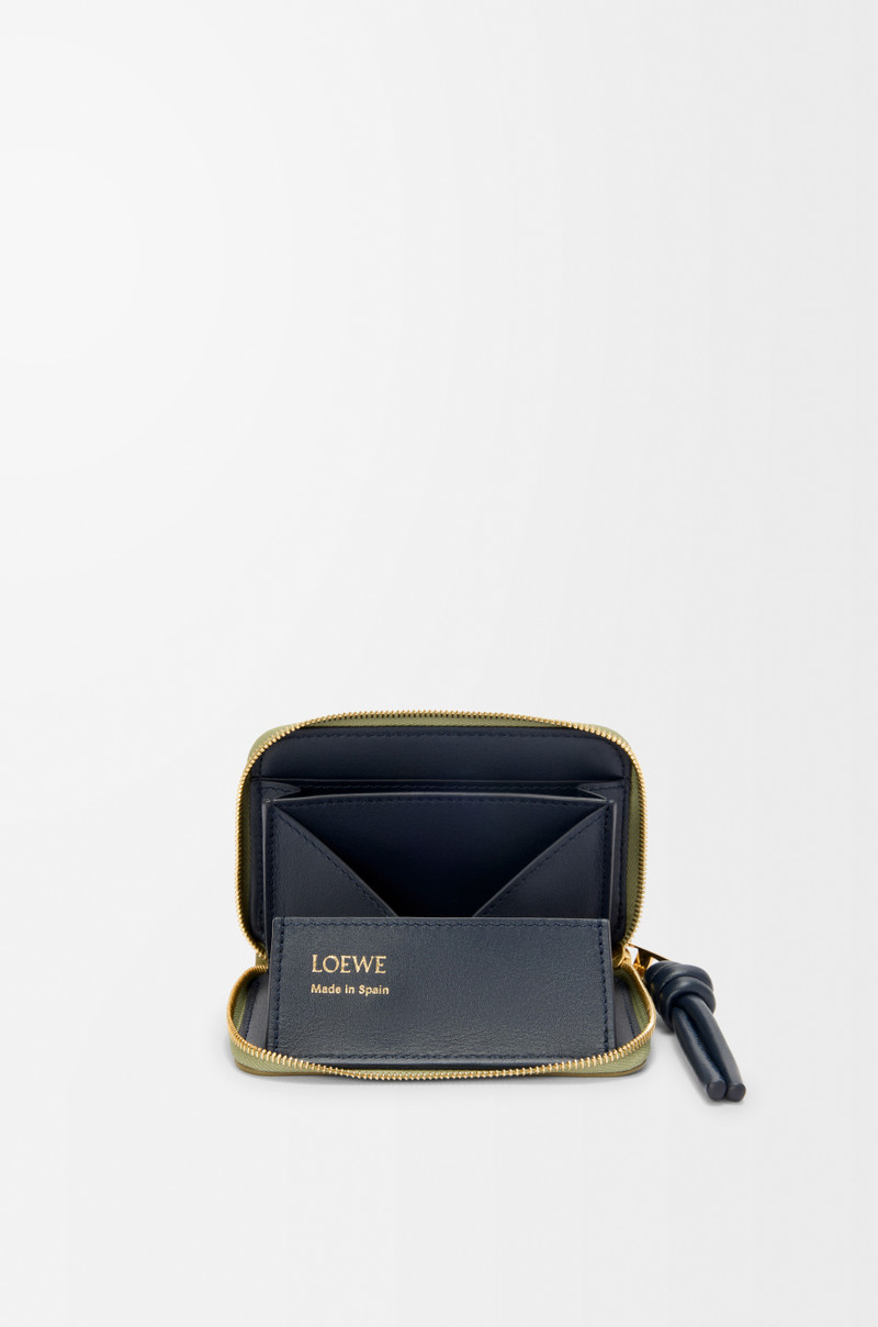 Zipped coin purse in shiny nappa calfskin 3