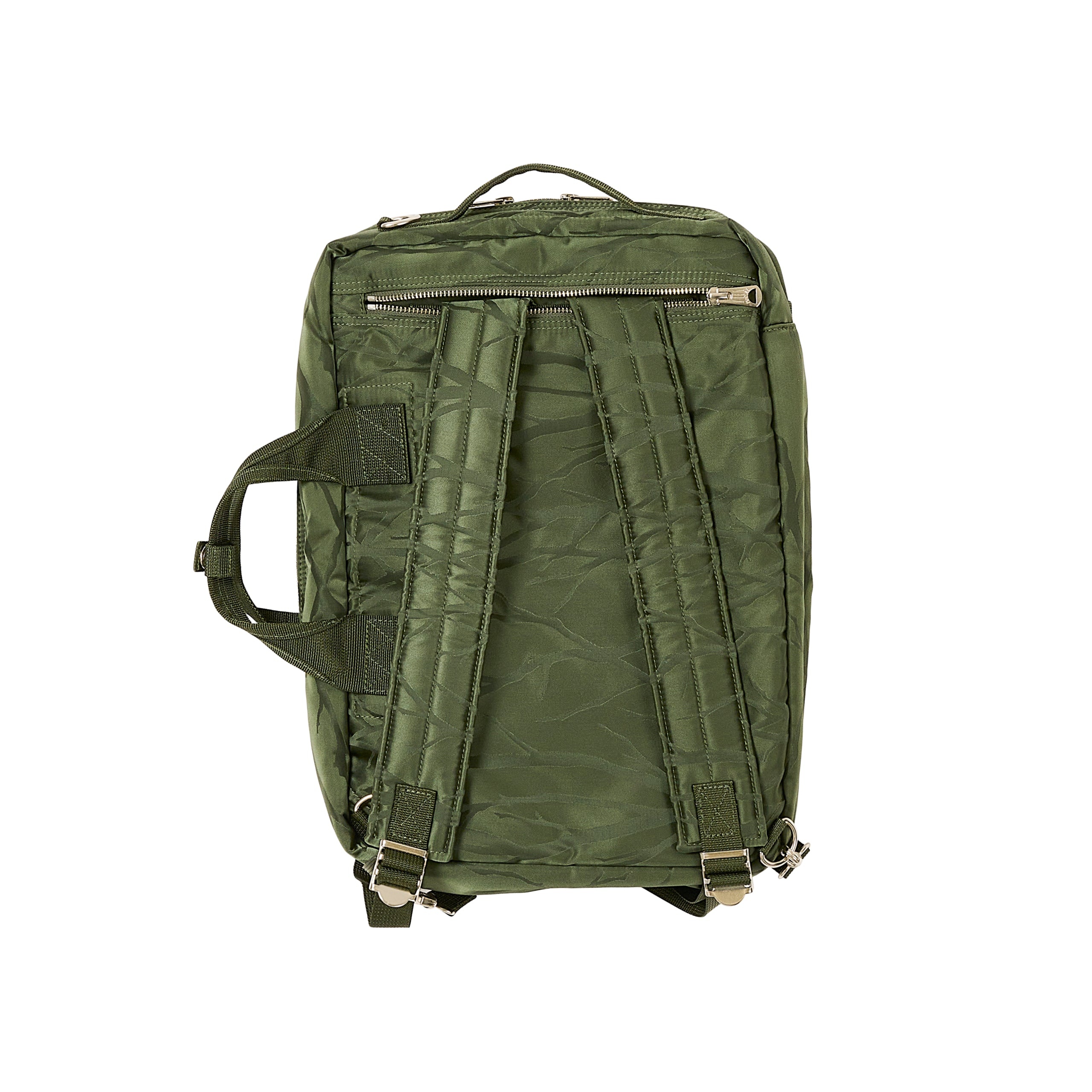 PALACE PORTER 3 WAY BRIEFCASE OLIVE / JACQUARD - 4