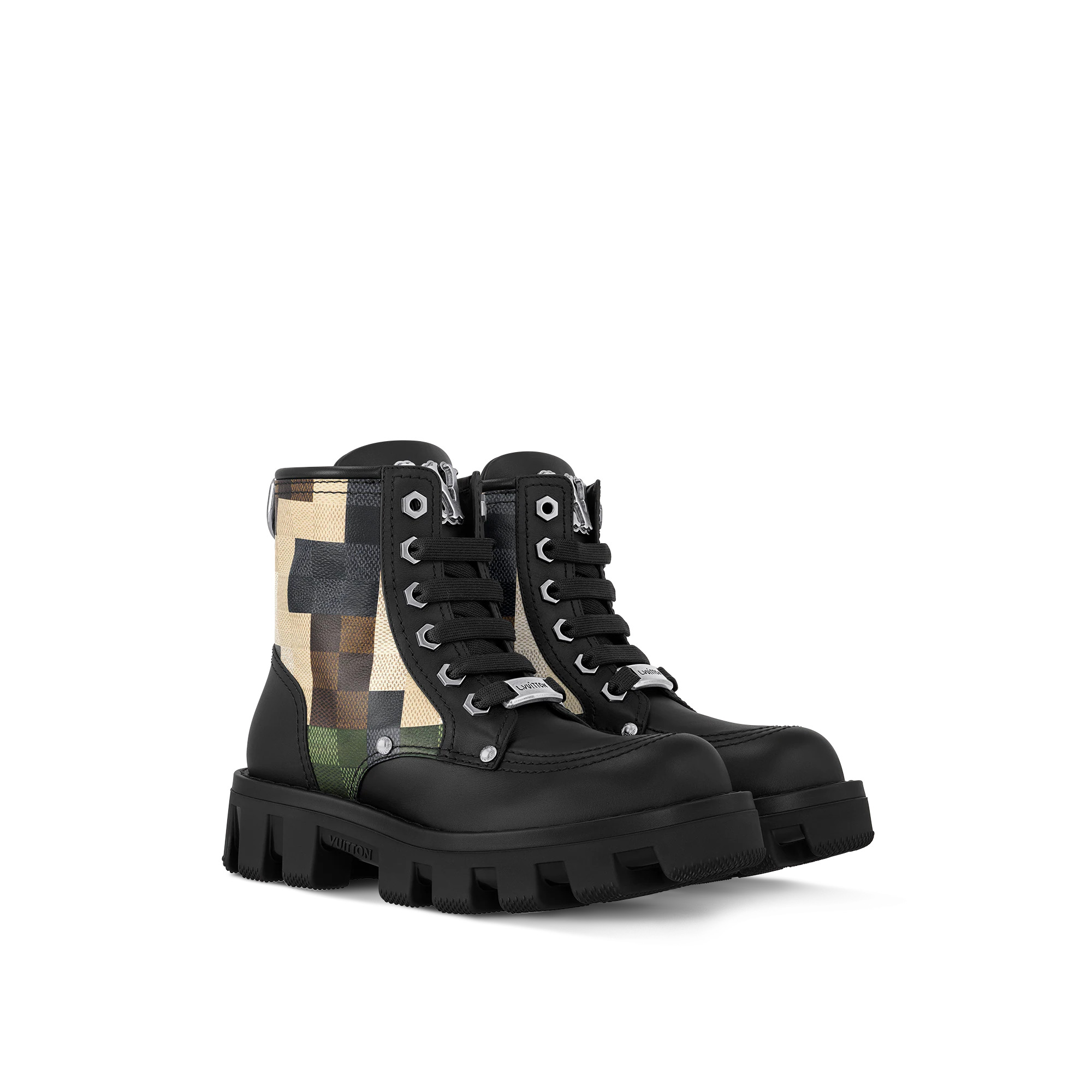 LV Checker Combat Boot - 2