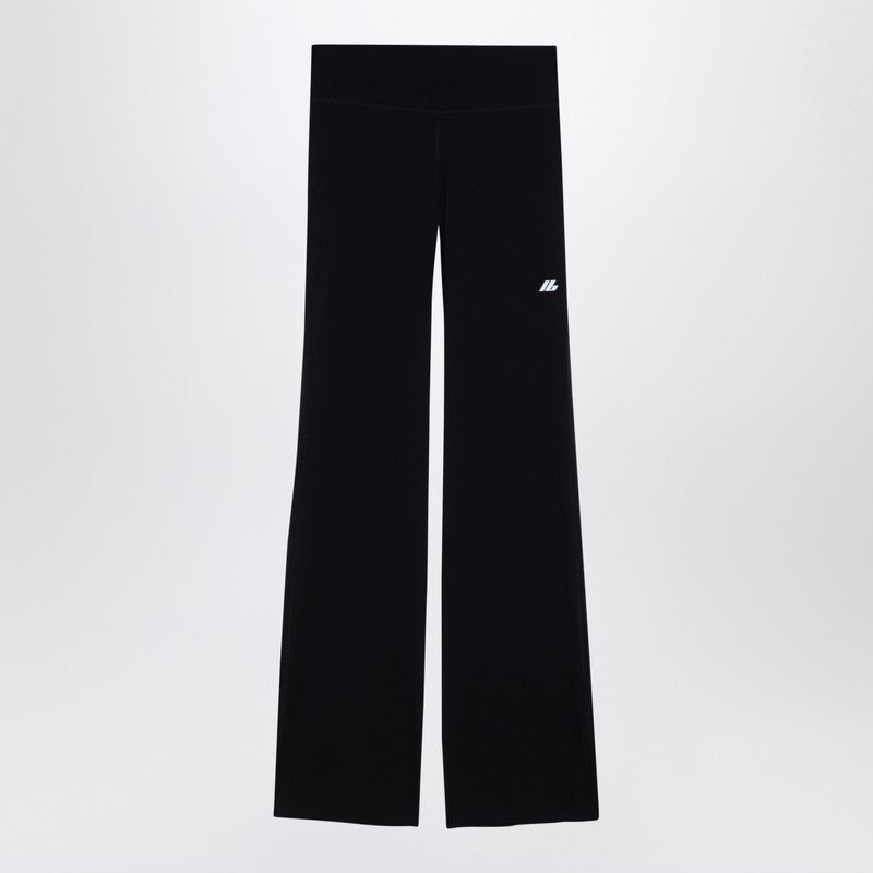 Balenciaga Black Activewear Trousers In Matt Spandex Women - 1