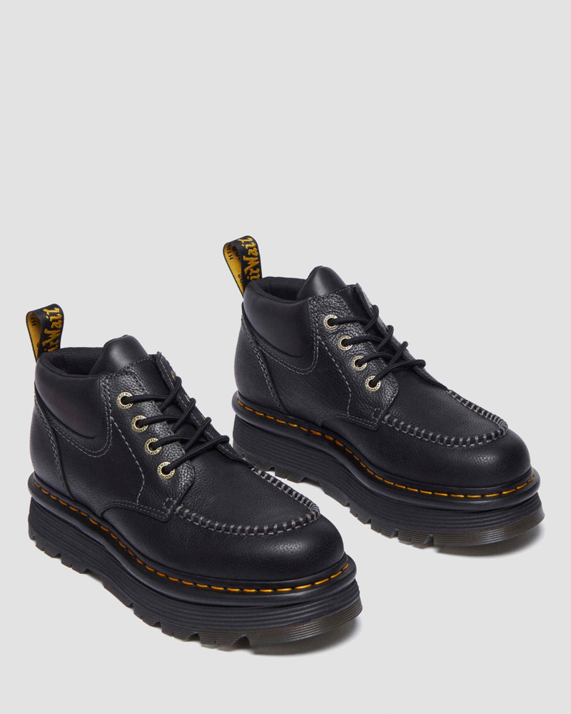 Zebzag 4-Eye Leather Casual Lace Up Boots 8