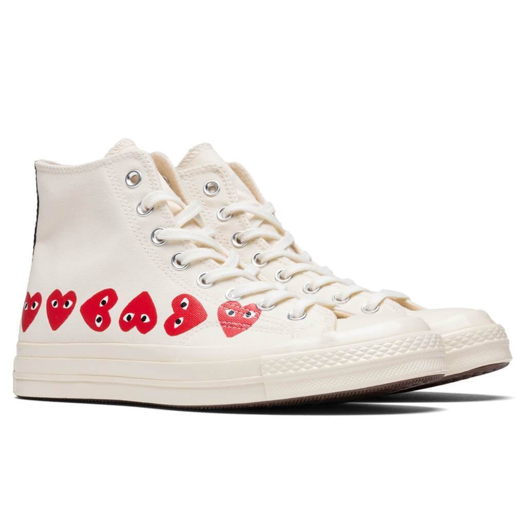 Converse CONVERSE X COMME DES GARCONS PLAY ALL STAR CHUCK 70 HI REVERSIBLE