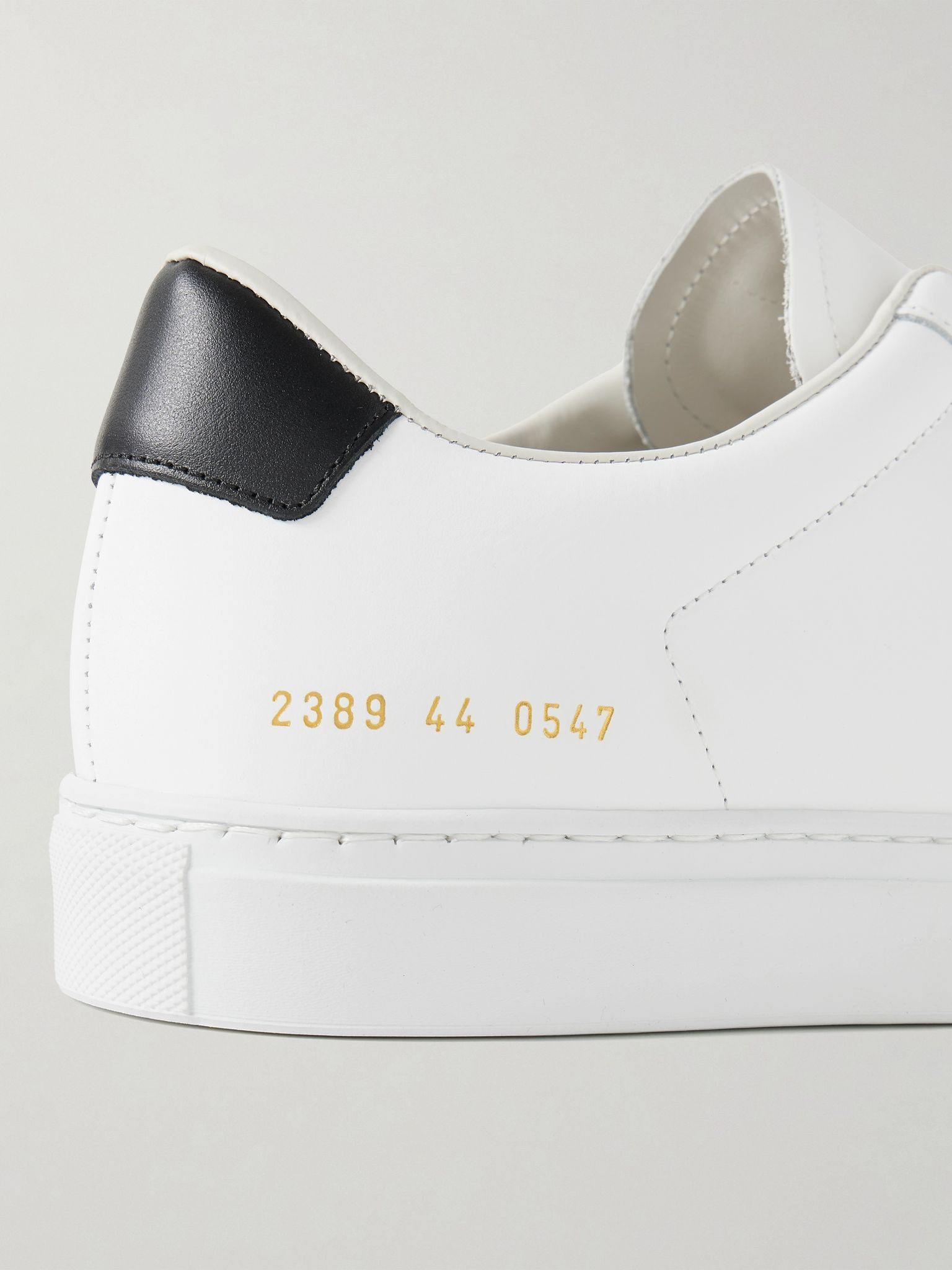 Retro Classic Leather Sneakers White - 5